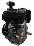 Двигатель дизельный LIFAN C192FD 6A (15 л.с., вал 25мм, эл. стартер, катушка 6А), фото 4