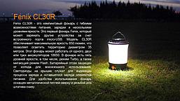Фонарь кемпинговый светодиодный Fenix CL30R White LEDs, 650 Lm, USB зарядка, фото 2