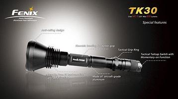 Фонарь Fenix TK30 Cree MC-E, 630 Lm, фото 2