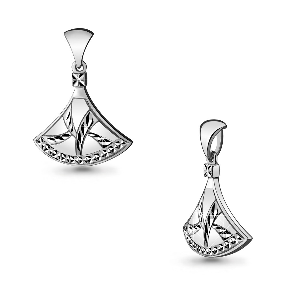Серебряная подвеска AQUAMARINE #706634