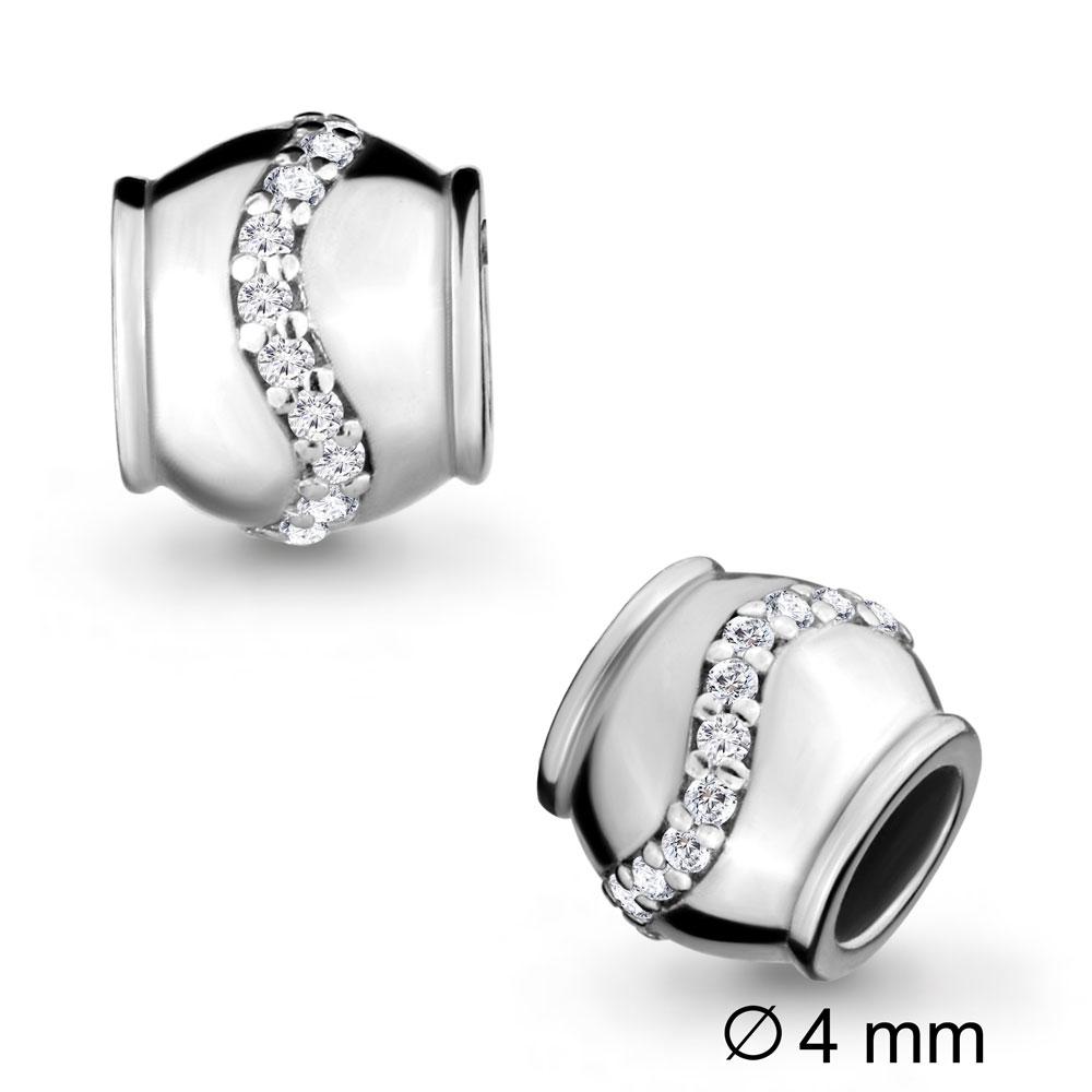 Серебряная подвеска с фианитом AQUAMARINE #708655