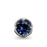 Серебряная подвеска с наносапфиром синт. AQUAMARINE #703763
