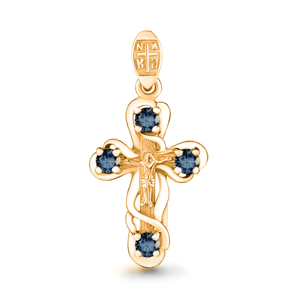 Серебряная подвеска с топазом лондон AQUAMARINE #706548