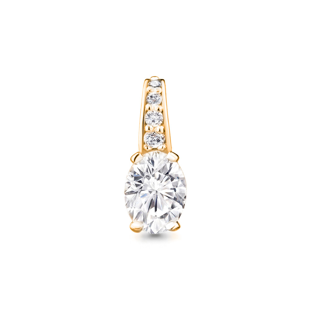 Серебряная подвеска с фианитом AQUAMARINE #716517