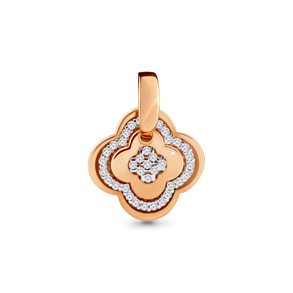 Серебряная подвеска с фианитом AQUAMARINE #706502