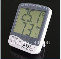 Термометр, гигрометр, часы, будильник TA-218