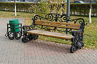 Лавка кованая №3 антивандальная