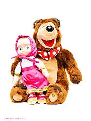 Мягкие игрушки Маша и Медведь