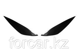 Накладки на передние фары (реснички) Mazda 3 2010-2013, фото 2