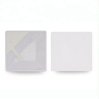 40х40мм Противокражная Радиочастотная этикетка белая.