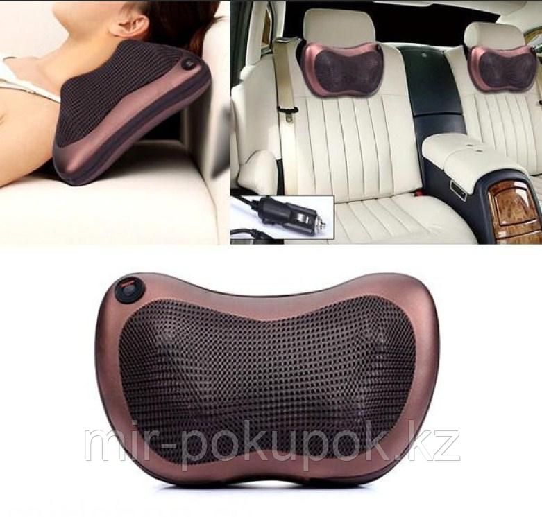 Массажная подушка с подогревом для шеи и спины Massage Pillow