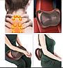 Массажная подушка с подогревом для шеи и спины Massage Pillow, фото 9