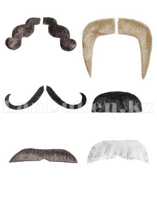 Накладные усы персонажей и личностей карнавальные усы Notable Moustaches (6 образов) - фото 4 - id-p58119285