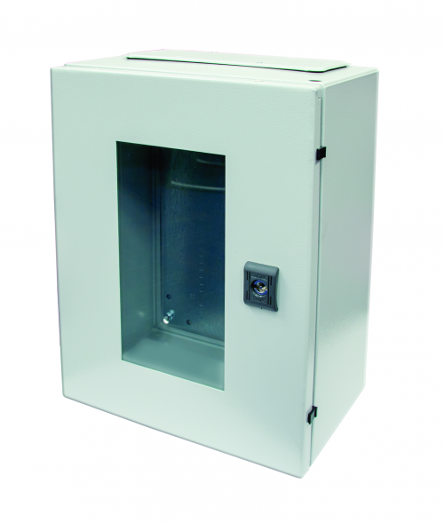 Корпус ST с прозрачной дверью и с М/П Размер: 1000 x 600 x 250 мм (В х Шх Г)