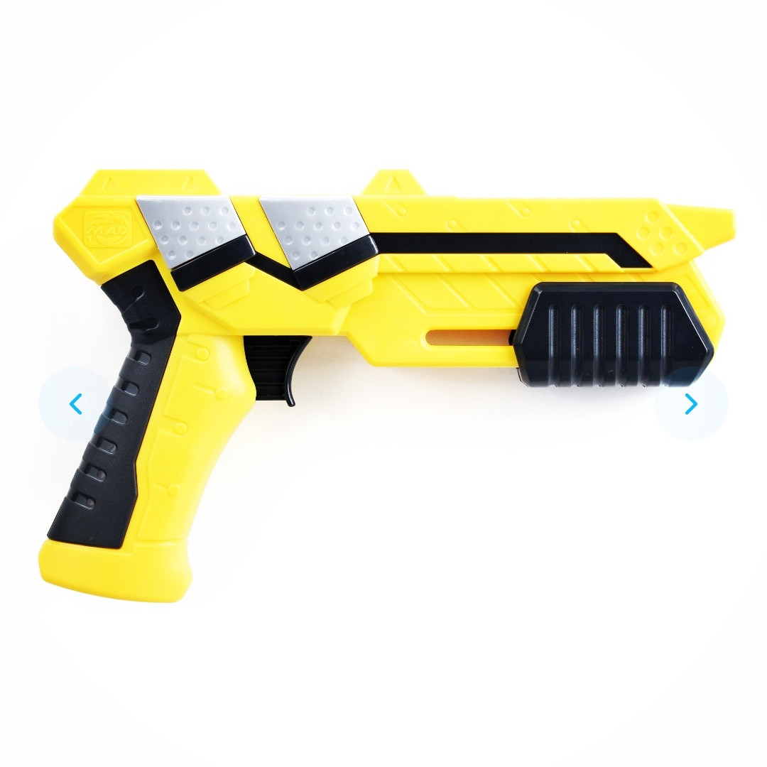 Одиночный Бластер желтый  Гулливер SPINNER M.A.D 86303