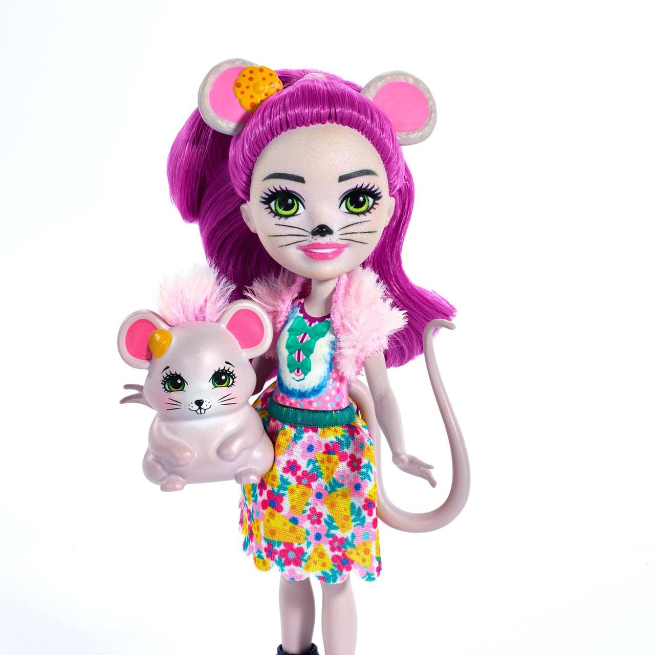 Mattel Кукла Enchantimals Фондю и мышка Майла