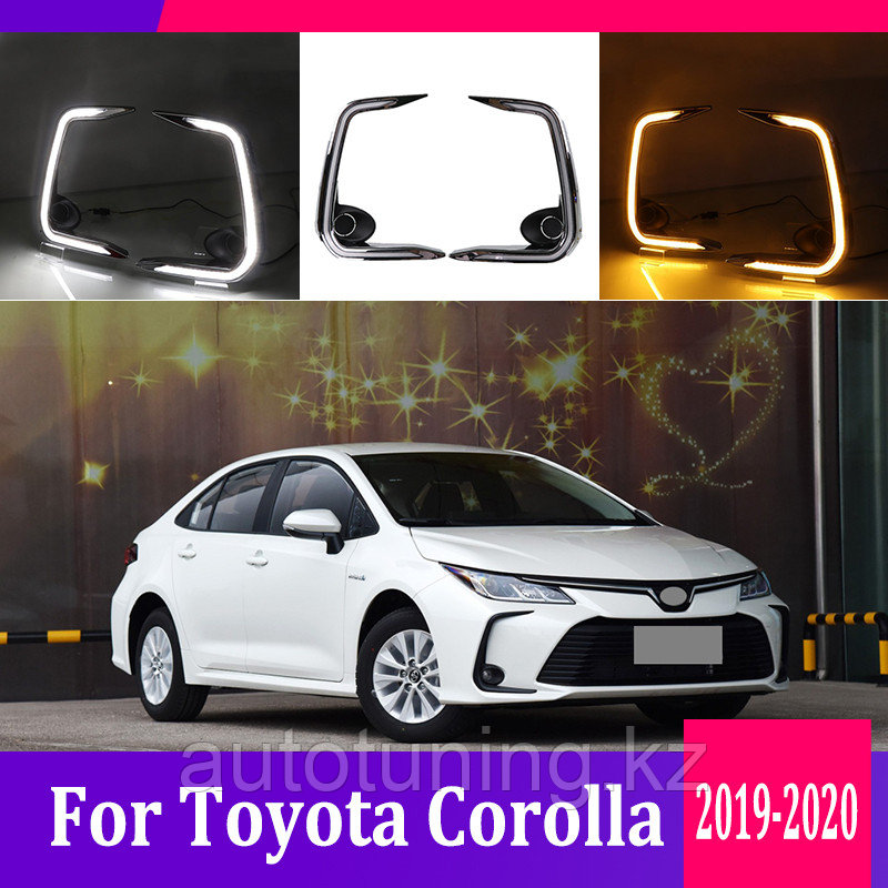 Дневные ходовые огни (ДХО) на Toyota Corolla 2019+ - фото 2 - id-p71687808