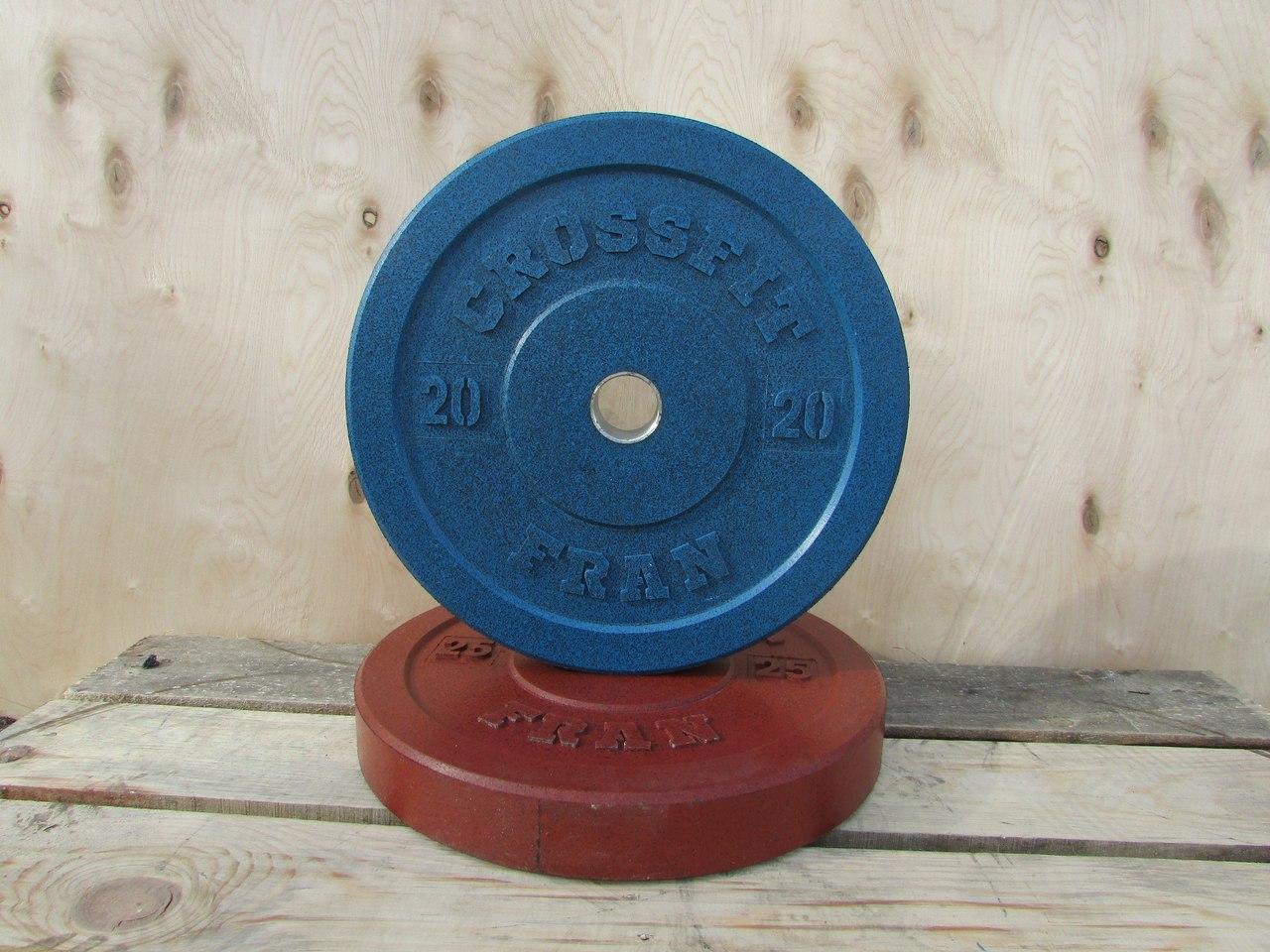 Бамперный диск для кроссфита 20 кг - фото 2 - id-p71699109