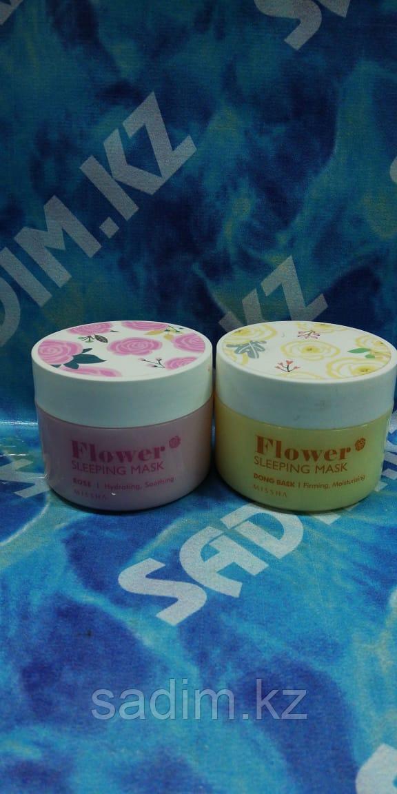 Missha Flower Sleeping Mask Rose - Ночная цветочная маска для лица
