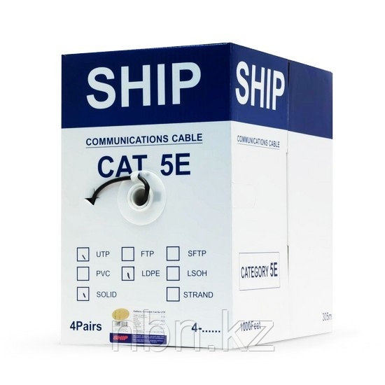 Кабель сетевой SHIP D106 Cat.5e UTP 30В PE - фото 3 - id-p71700665