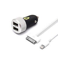 Универсальное USB зарядное устройство Ferrari FERUCC2UAPBL, фото 1