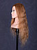 Голова-манекен с торсом русый волос натуральный (100%) - 65 см, фото 3
