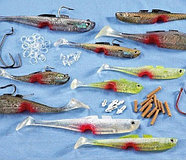 Набор уникальных приманок для ловли рыбы из 100 предметов «Mighty Bite», фото 2