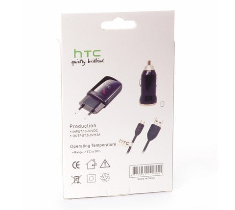 Универсальное зарядное устройство HTC 3 в 1 - фото 3 - id-p71724995