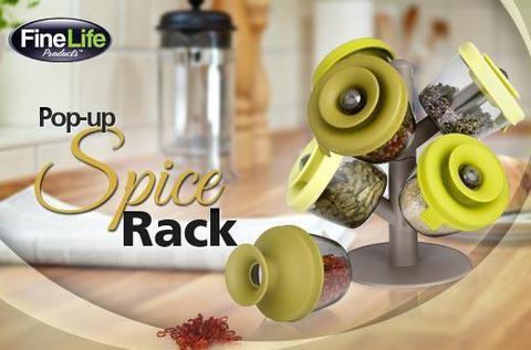 Набор емкостей-органайзер для специй с силиконовыми крышечками Oxiloc FineLife Pop-Up Spice Rack - фото 1 - id-p71725150