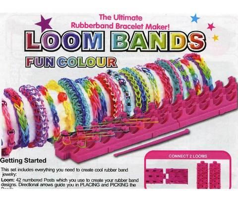 Набор со станком для плетения украшений из резинок Loom Bands - фото 1 - id-p71725696