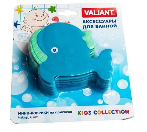Набор мини-ковриков для ванной комнаты Valiant [6 шт.] (Рыбка) - фото 3 - id-p71725795