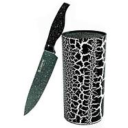 Подставка для ножей с наполнителем из волокна универсальная  Granite Knife Holder (Черный), фото 2