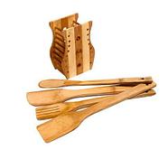 Набор деревянных кухонных аксессуаров [5 предметов], фото 4
