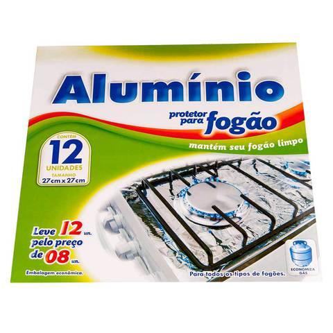 Фольга для кухонной плиты алюминиевая [27х27 см, 12 шт.] - фото 1 - id-p71726450