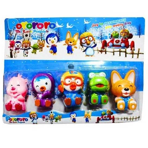 Набор резиновых игрушек «Пингвиненок Пороро и его друзья»