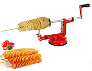 Овощерезка настольная Spiral Potato Slicer для нарезки спиральных картофельных чипсов, фото 3