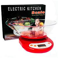 Весы кухонные электронные с чашей SCALE