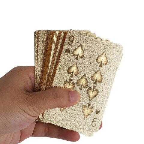 Колода игральных карт под золото Premium Gold Standard Poker - фото 2 - id-p71727061