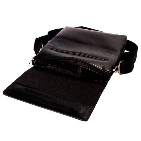 Сумка-планшет на ремне мужская Giorgio Armani A6699 (Черный) - фото 7 - id-p71727125