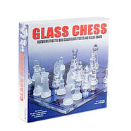 Шахматы из стекла с прозрачной доской, фото 2