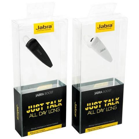 Bluetooth-гарнитура с дополнительным наушником Jabra BOOST - Just talk all day long (Черный) - фото 2 - id-p71727354