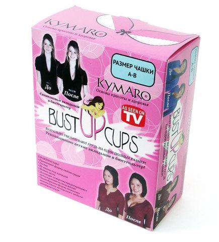 Вкладыши силиконовые для бюста Bust-Up Cups, подходят для любого белья и купальников (C-D) - фото 2 - id-p71727497