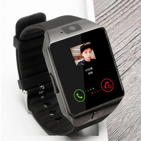 Умные часы [Smart Watch] с SIM-картой и камерой DZ09 (Серебряный с белым) - фото 6 - id-p71727560