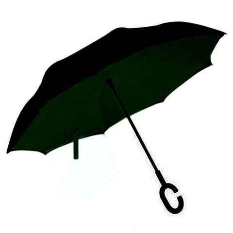 Чудо-зонт перевёртыш «My Umbrella» SUNRISE (Чёрная с тёмно-синим) - фото 6 - id-p71728130