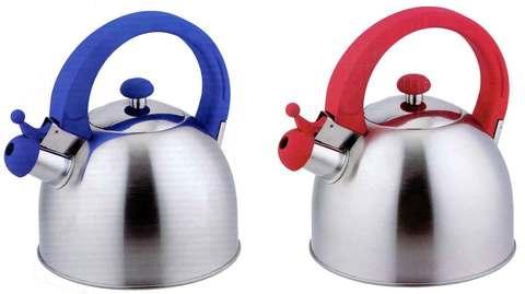 Чайник со свистком Fissman CAIRO KT-1501 [2,5 л] (Красный) - фото 2 - id-p71728174