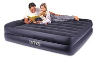 Кровать надувная двухместная INTEX 68720 [203х152х44 см] с флоковым покрытием