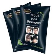 Шампунь тонирующий для седых волос DEXE Black Hair Disaar [комплект на 10 применений], фото 2