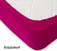 Простынь на резинке из трикотажной ткани от Текс-Дизайн (90х200 см / Фиолетовый), фото 6