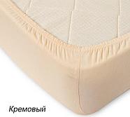 Простынь на резинке из трикотажной ткани от Текс-Дизайн (90х200 см / Коралловый), фото 9