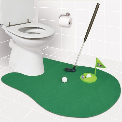 Набор для игры в гольф в туалете TOILET GOLF - фото 1 - id-p71728879